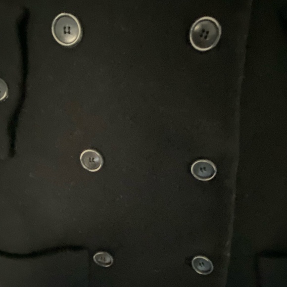 Zara Girls 7/8 Black Wool Blend Button Up Petticoat- Sz-7/8 - Picture 15 of 15